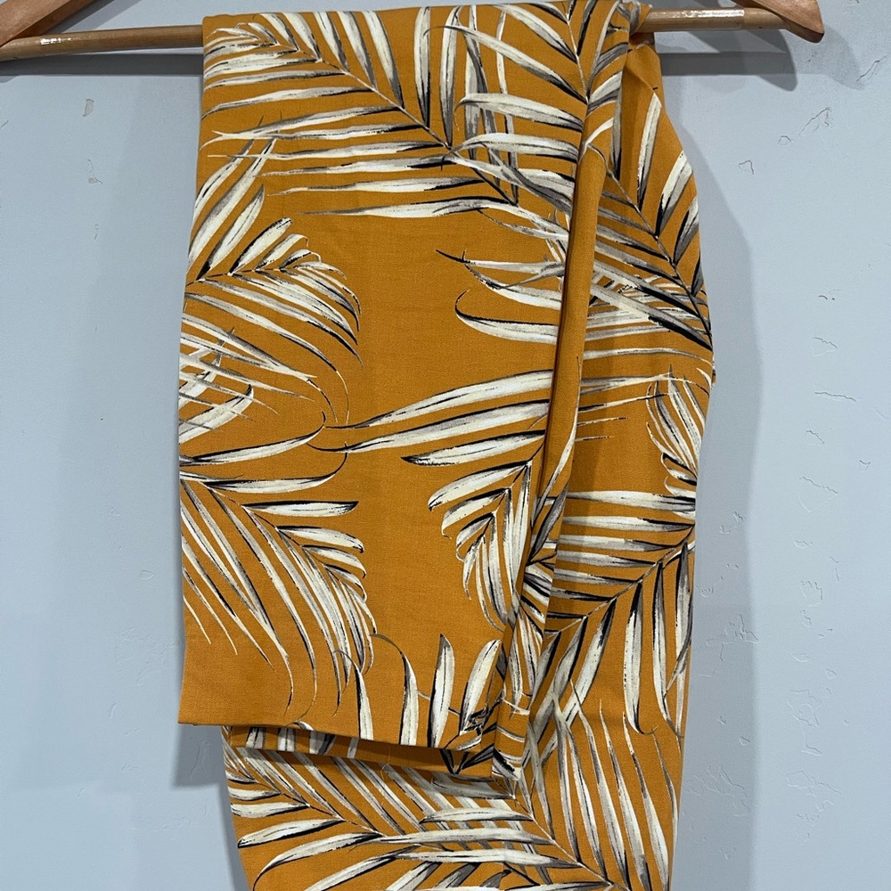 WHBM Rust Fern Crop Pants Size 12